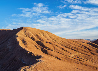 Landscape of the Atacama Desert nearby San Pedro de Atacama, Antofagasta Region, Chile