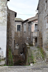 Fototapeta na wymiar View of alley in the historic center