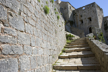 Part of Klis fortification near Split, Croatia