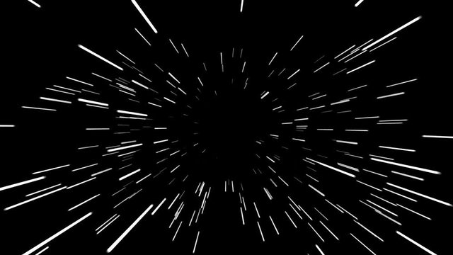 Jump into hyperspace, 3d animation