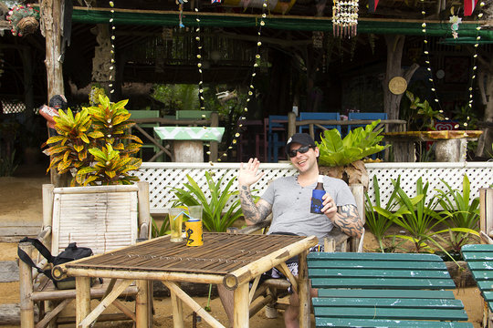 Bierpause in Thailand