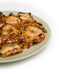 fried noodles with prawns