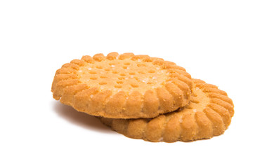 butter cookies isolated