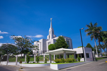 Fototapeta premium Church of Jesus Christ of Latter-Day Saints in Cebu City, Philippines.