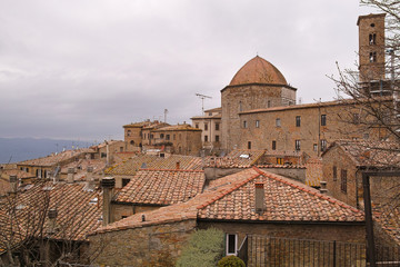 Fototapeta na wymiar very nice view of volterra