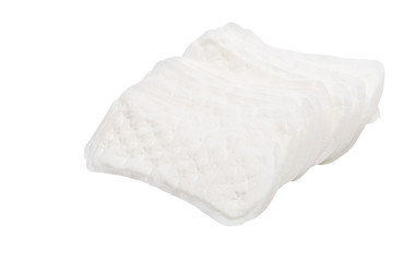 Stack of sanitary napkins (or towels or pads)