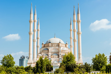 Fototapeta na wymiar Turkey Adana Sabanci Central Mosque