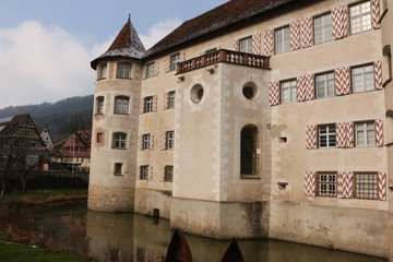 Das Wasserschloss Glatt in Sulz am Neckar
