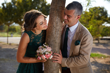 Young couple outdoors
