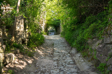 Street of Oppede-le-Vieux