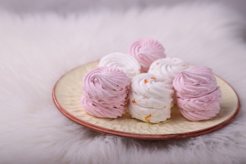 Sweet and tasty dessert, Russian marshmallow. Marshmallow. for the beloved .