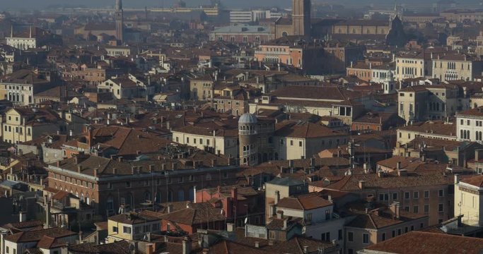 Venice Italy St Mark's Tower View Aerial Spiral