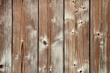 Fragment of weathered wooden fence