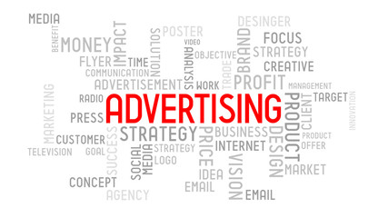 Advertising - typographic concept