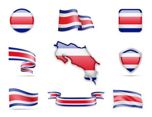 Costa Rica Flags Collection