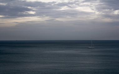 Fototapeta premium Boat at Sea