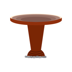 Traditional baptismal font