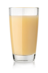 Glass of banana juice