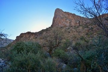 Pima Canyon Landscape Tucson Arizona Sonoran Desert