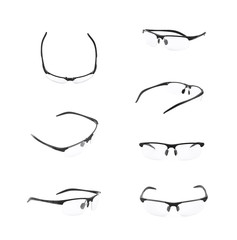 Pair of shade glasses isolated