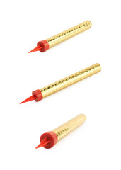 Sparkler candle isolated