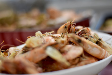 Shrimp for lunch