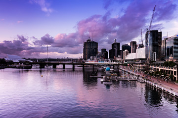 Sydney Darling Harbour Sunset