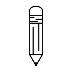 pencil school isolated icon vector illustration design