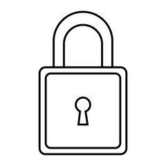 safe secure padlock icon vector illustration design