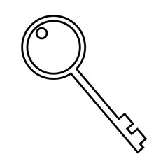 key door isolated icon vector illustration design
