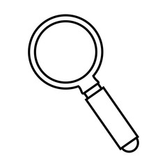 search magnifying glass icon vector illustration design
