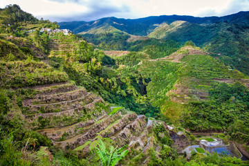 Batad Rice Terraces, Central Luzon on Philipines