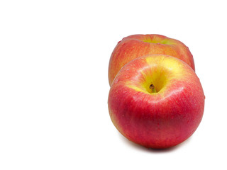 Fresh red apple.