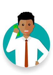 business man cartoon icon vector illustration avatar
