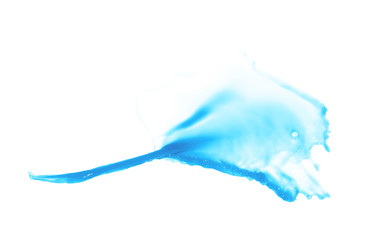 Splash of liquid in motion isolated