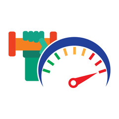 Gym Speed Logo Icon Design