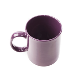 Ceramic cup isolated