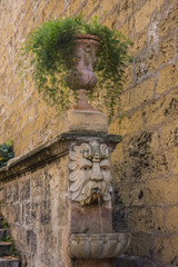 Street fountain in Palma de Mallorca, Spain.