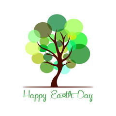 Obraz premium Happy Earth day