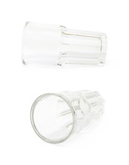 Drinking glass isolated