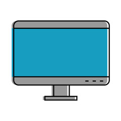 monitor computer isolated icon vector illustration design