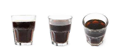 Drinking glass isolated