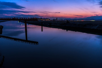 夕方の仙台空港 Twilight Sendai Airport