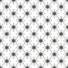 Pattern Abstract Geometric Wallpaper Vector illustration. background. black. on white background. Flower