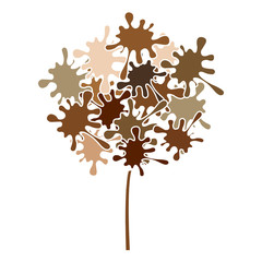 Fototapeta premium Abstract cute tree