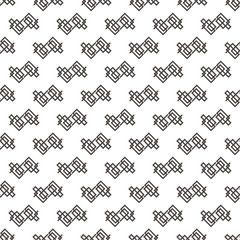 Pattern Abstract Geometric Wallpaper Vector illustration. background. black. on white background.