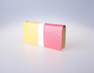 wallet woman isolated. wallet woman isolated on the blackground