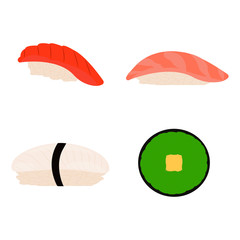 Abstract delicious sushi