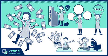 2tone type Doctor old men_set 12