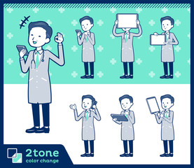 2tone type Doctor old men_set 06